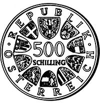 500 Schilling - 100 Jahre Einigungsparteitag in Hainfeld (1988)