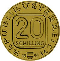 20 Schilling - 800 Jahre Münze Wien (1994)