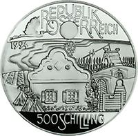 500 Schilling - Pannonische Region (1994)
