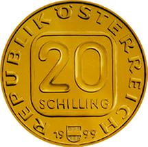 20 Schilling - Hugo von Hofmannsthal (1999)