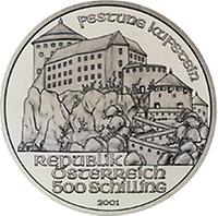 500 Schilling - Festung Kufstein (2001)