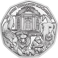 5 Euro - 250 Jahre Tiergarten Schönbrunn (2002)