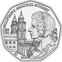 5 Euro - 250. Geburtstag W.A. Mozart (2006)