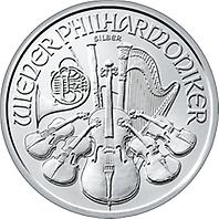 1 Unze Philharmoniker in Silber
