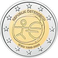 2 Euro - Österreich 2009 '10 Jahre WWU