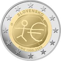 2 Euro - Slowakei 2009 '10 Jahre WWU'