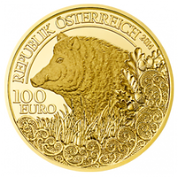 100 Euro - Goldmünze 'Das Wildschwein' (2014)