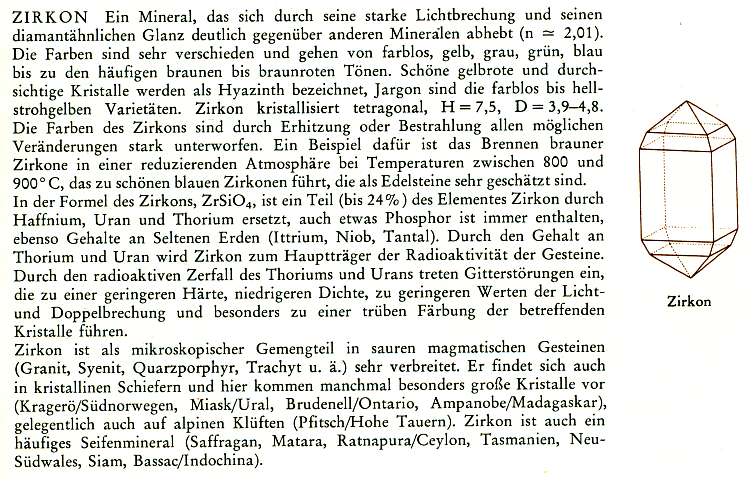 Aus: J. Ladurner/F. Purtschaller,  Das Große Mineralienbuch, Innsbruck, 1970