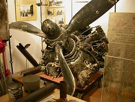 Motor eines Bombers