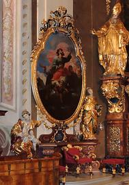 Seitenaltar im Chor, links