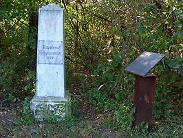 Gedenkstein in der Lobau