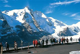 Blick hinunter auf die Pasterze