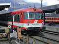 ÖBB 4010 als 6010 im Innsbrucker Hauptbahnhof in seiner letzten Farbgebung vor der Ausmusterung, die Ende Dezember 2008 erfolgte, März 2003