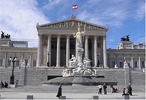 Parlamentsgebäude in Wien