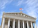 Österreichisches Parlament an der Wiener Ringstraße