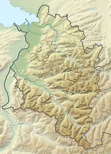 Reliefkarte: Vorarlberg