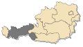 Lage Tirols in Österreich