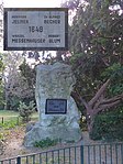 Denkmal im Andenken an Hermann Jelinek, Alfred Becher, Wenzel Messenhauser und Robert Blum im Währinger Park