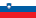 Die Flagge Sloweniens