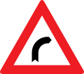 2a: Gefährliche Kurve (Rechtskurve)