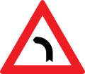 2b: Gefährliche Kurve (Linkskurve)