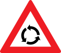 3a: Kreuzung mit Kreisverkehr