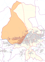 Österreichkarte, Position von Hötting hervorgehoben