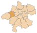 Lage des Bezirkes Ried im Innkreis innerhalb Oberösterreichs