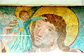 Ausschnitt des Christopherus-Freskos (Kirchen-Südwand)