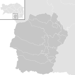 Lage der Gemeinde Bezirk Deutschlandsberg im Bezirk Deutschlandsberg (anklickbare Karte)