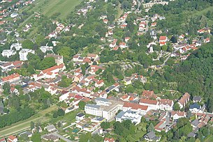 Luftbild des Ortszentrums