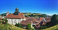 Pfarrkirche vom Landvogteischloss aus gesehen