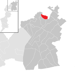 Lage der Gemeinde Potzneusiedl im Bezirk Neusiedl am See (anklickbare Karte)