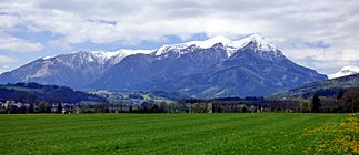 Blick von Trofaiach auf den Reiting