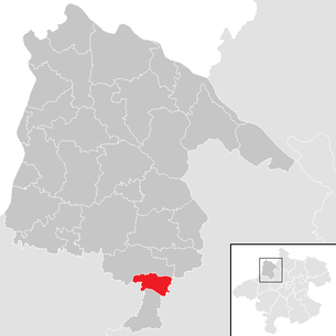 Lage der Gemeinde Riedau im Bezirk Schärding (anklickbare Karte)