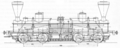 Die Lokomotive „Seraing“ des Lokomotivwettbewerbs von 1851