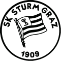 Logo mit Sturm-Fahne im Zentrum (ab den 1950er-Jahren–1979)