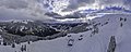 Blick auf die östlichen Tuxer Alpen und das Zillertal vom Standkopf im Winter.