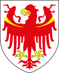 Wappen der heutigen italienischen Autonomen Provinz Bozen – Südtirol