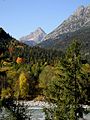 Das Hornbachtal mit dem Hochvogel