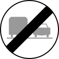 4d: Ende des Überholverbotes für Lastkraftfahrzeuge