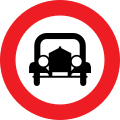 6a: Fahrverbot für alle Kraftfahrzeuge außer einspurigen Motorrädern