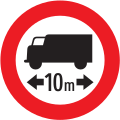 7a: Fahrverbot für Lastkraftfahrzeuge (bzw. inklusive Anhänger) über ... Meter Gesamtlänge