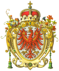 Wappen des erzherzöglich/kaiserlich österreichischen Kronlandes Gefürstete Grafschaft Tirol