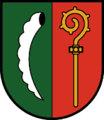 Der Bischofsstab im Wappen von St. Johann in Tirol