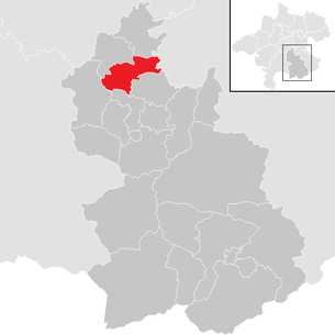 Lage der Gemeinde Wartberg an der Krems im Bezirk Kirchdorf an der Krems (anklickbare Karte)