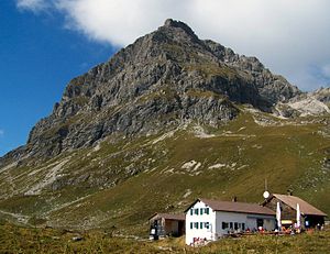 Widdersteinhütte am Fuße des Großen Widderstein