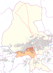 Österreichkarte, Position von Wilten hervorgehoben