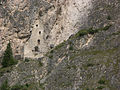 Burgruine Wolkenstein, nur noch die Talwand ist erhalten