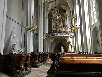 Augustinerkirche, Blick auf Orgel